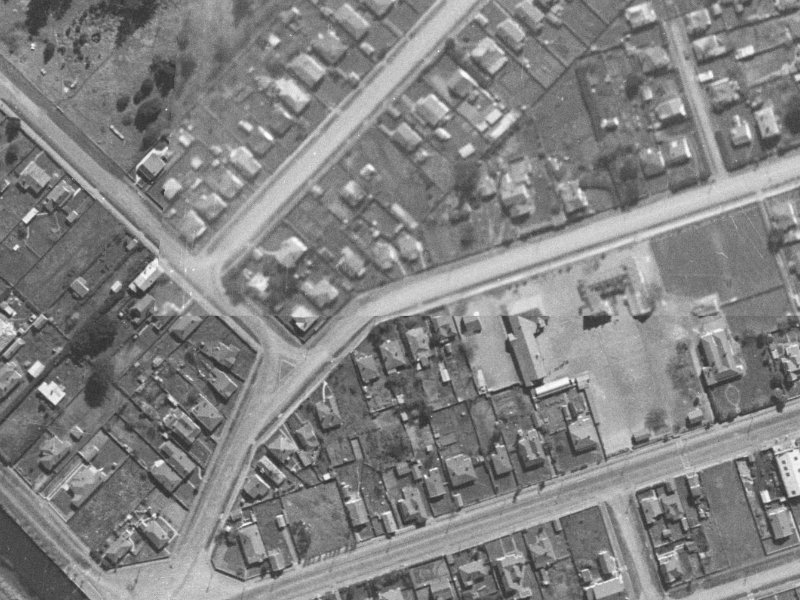 112 Hawke Street from the air, 1940-1944