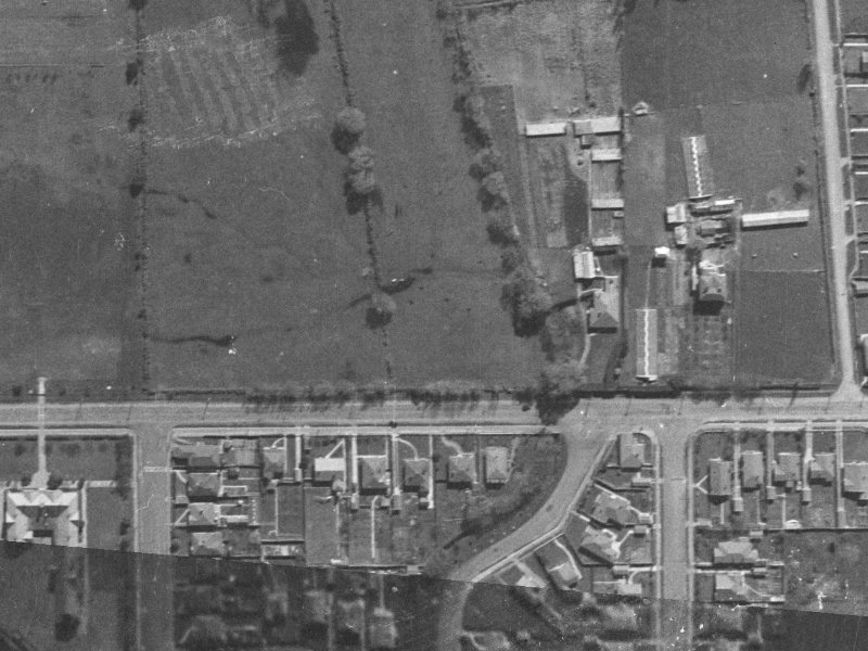 2 Emmett Street from the air, 1940-1944