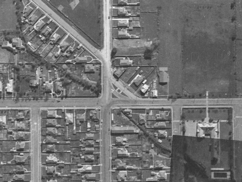 1 Shirley Road from the air, 1940-1944