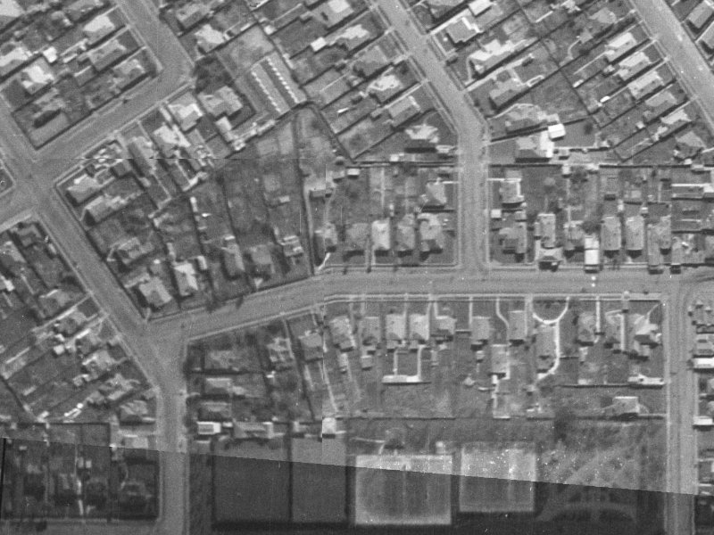 23 Warrington Street from the air, 1940-1944