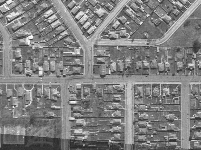 65 Warrington Street from the air, 1940-1944