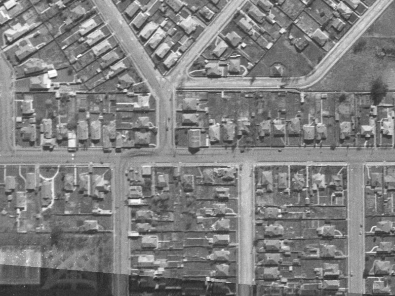 67 Warrington Street from the air, 1940-1944