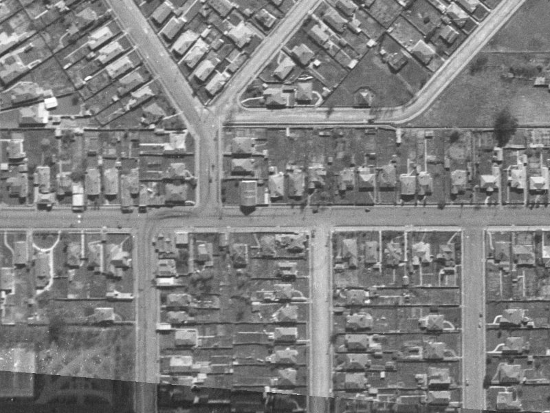 69 Warrington Street from the air, 1940-1944