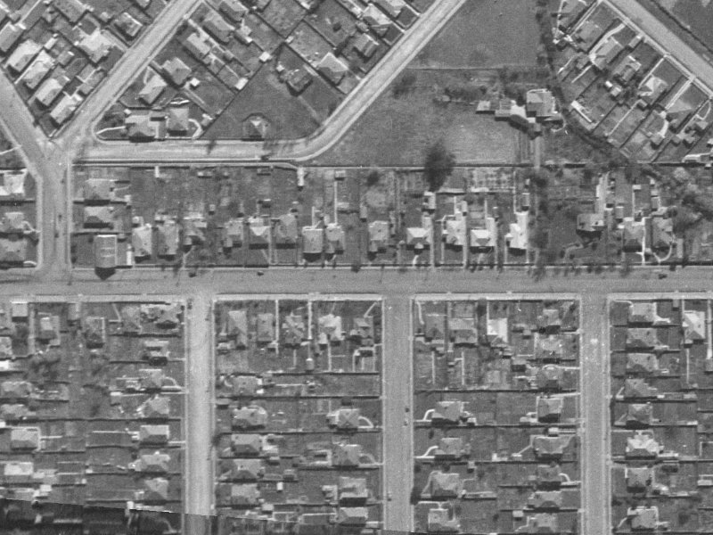 99 Warrington Street from the air, 1940-1944