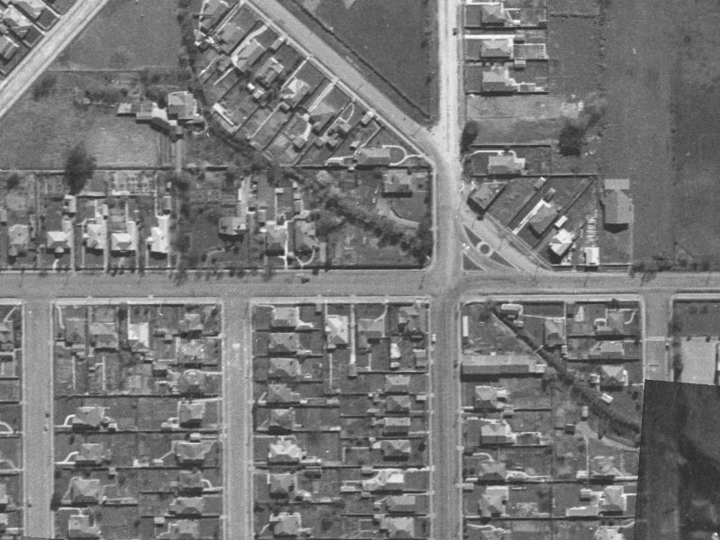 137 Warrington Street from the air, 1940-1944