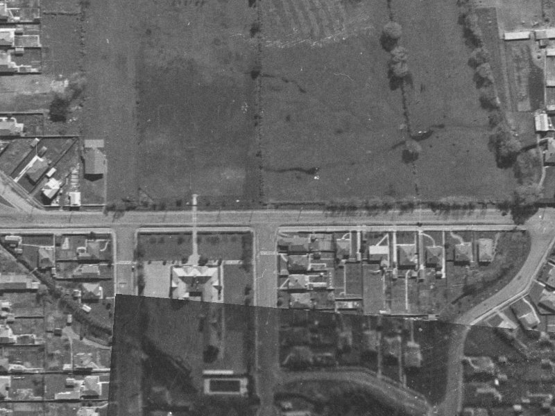 13 Shirley Road from the air, 1940-1944