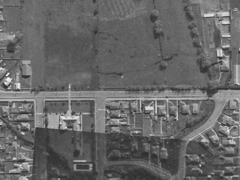 13A Shirley Road from the air, 1940-1944