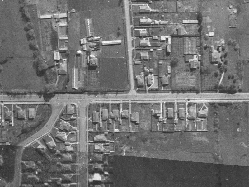 1A Quinns Road from the air, 1940-1944