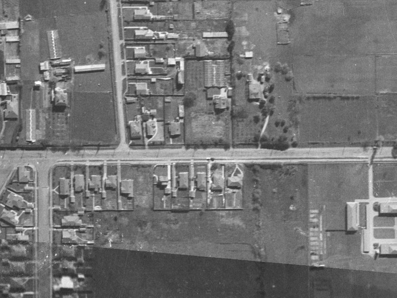 43-51 Shirley Road from the air, 1940-1944