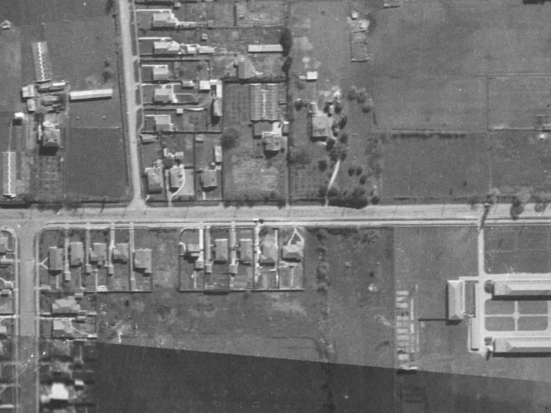 49-51 Shirley Road from the air, 1940-1944