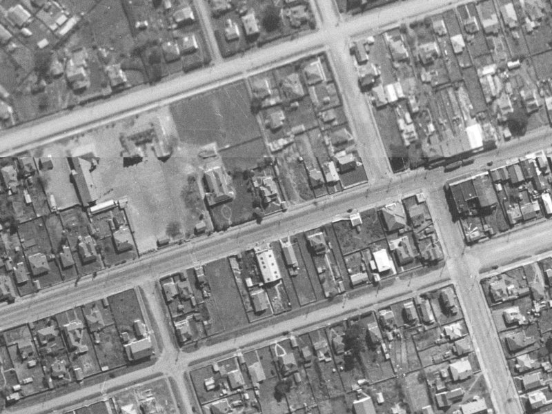 146A Seaview Road from the air, 1940-1944