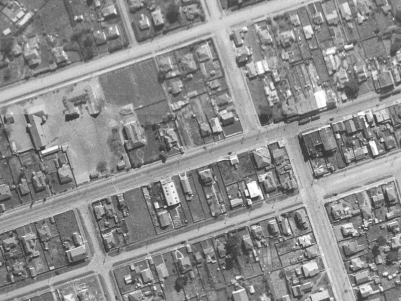 112 Seaview Road from the air, 1940-1944
