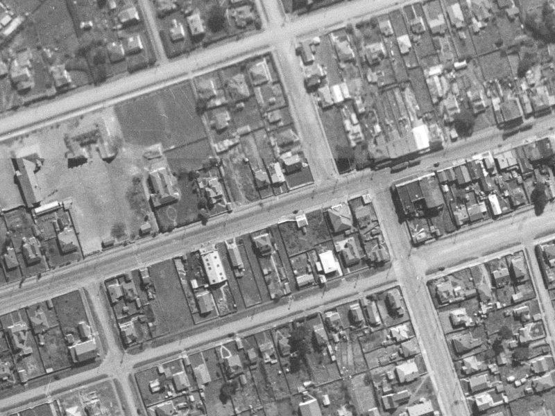 110-112 Seaview Road from the air, 1940-1944
