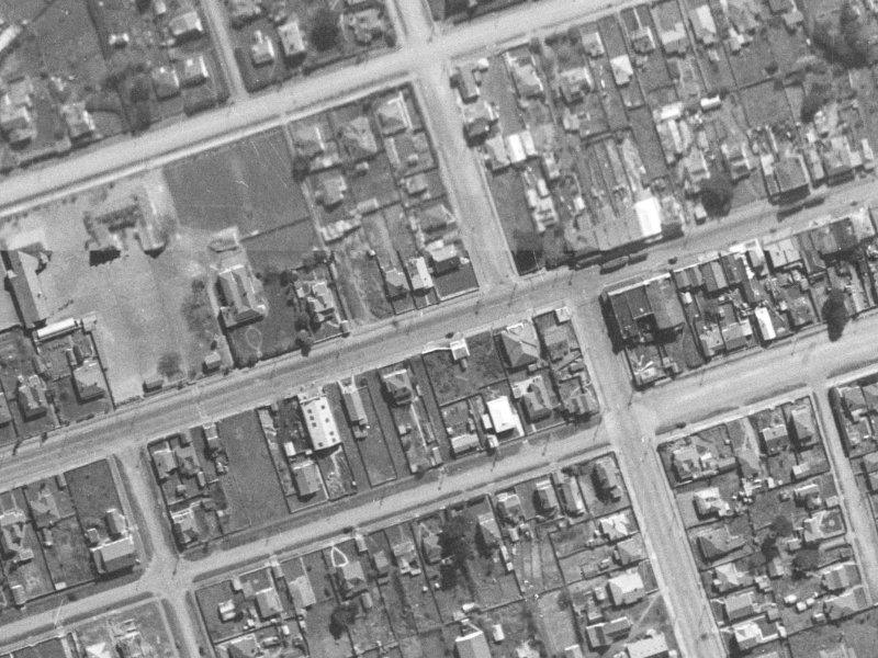 121 Seaview Road from the air, 1940-1944