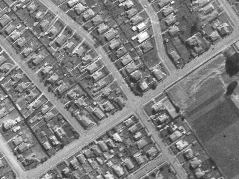 31 Normans Road from the air, 1940-1944