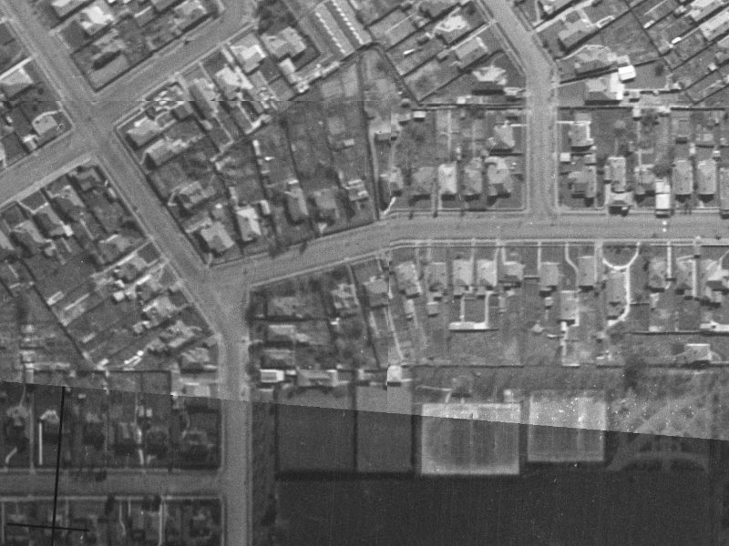 12 Warrington Street from the air, 1940-1944