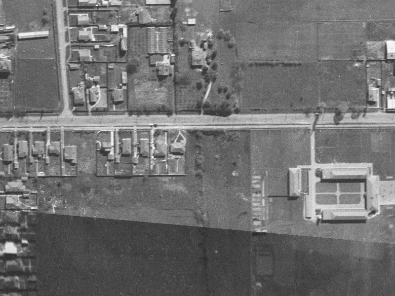 120 Warden Street from the air, 1940-1944