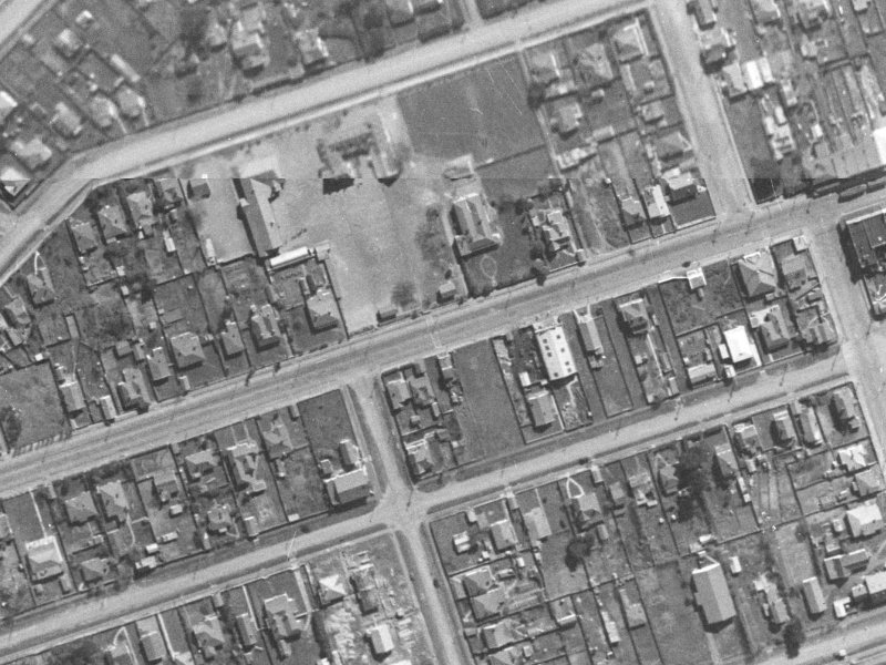 130 Seaview Road from the air, 1940-1944