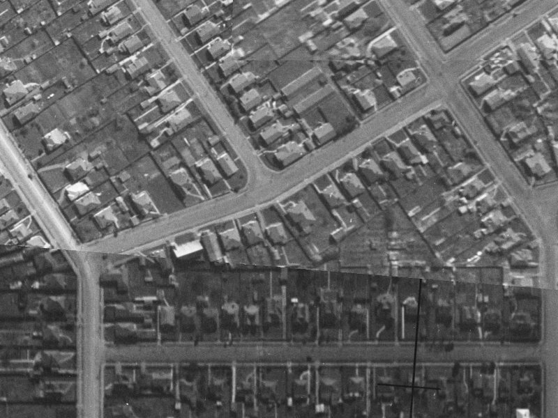 24 Warrington Street from the air, 1940-1944