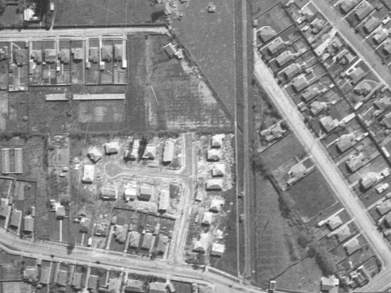 16 Westholme Street from the air, 1940-1944