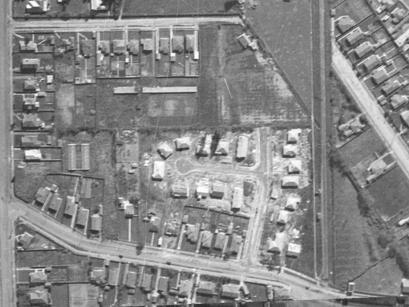 4 Kain Avenue from the air, 1940-1944