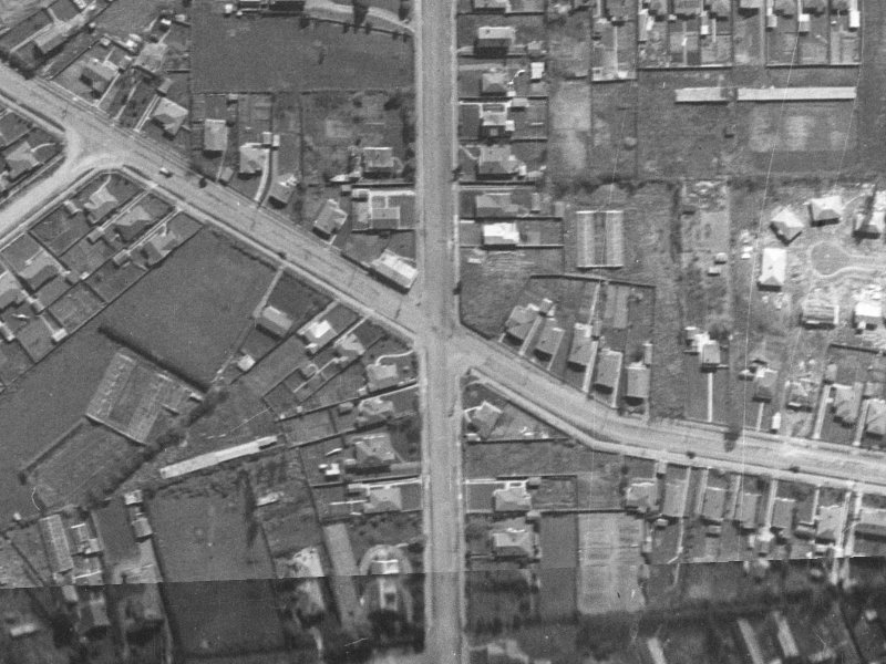 122 Idris Road from the air, 1940-1944