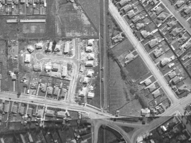 10 Westholme Street from the air, 1940-1944