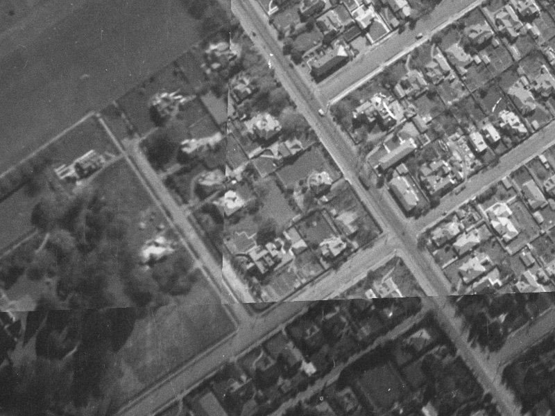 16 Circuit Street from the air, 1940-1944