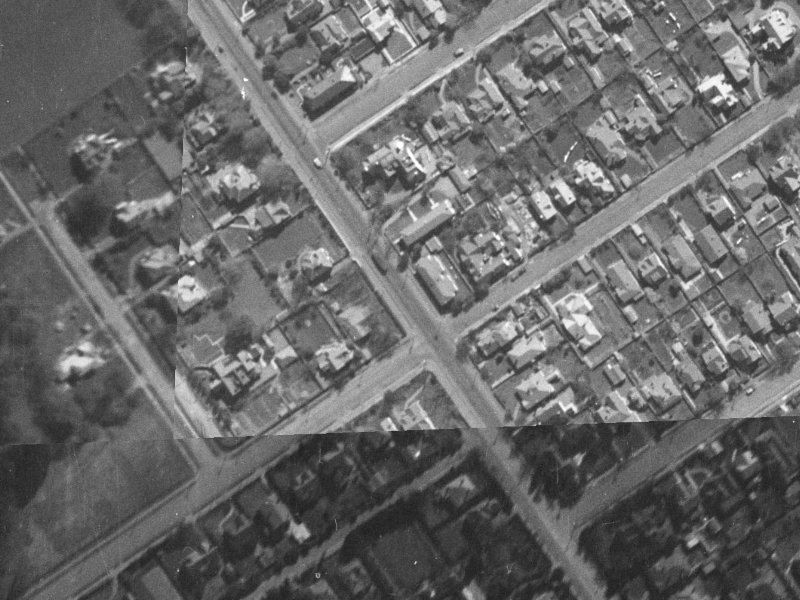 264C Papanui Road from the air, 1940-1944
