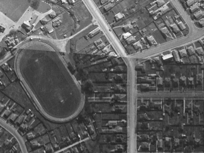95 Cranford Street from the air, 1940-1944