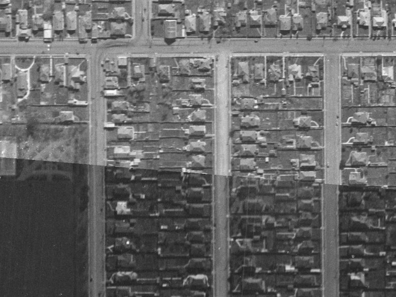 239 Geraldine Street from the air, 1940-1944