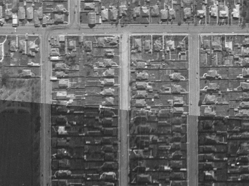 244 Geraldine Street from the air, 1940-1944