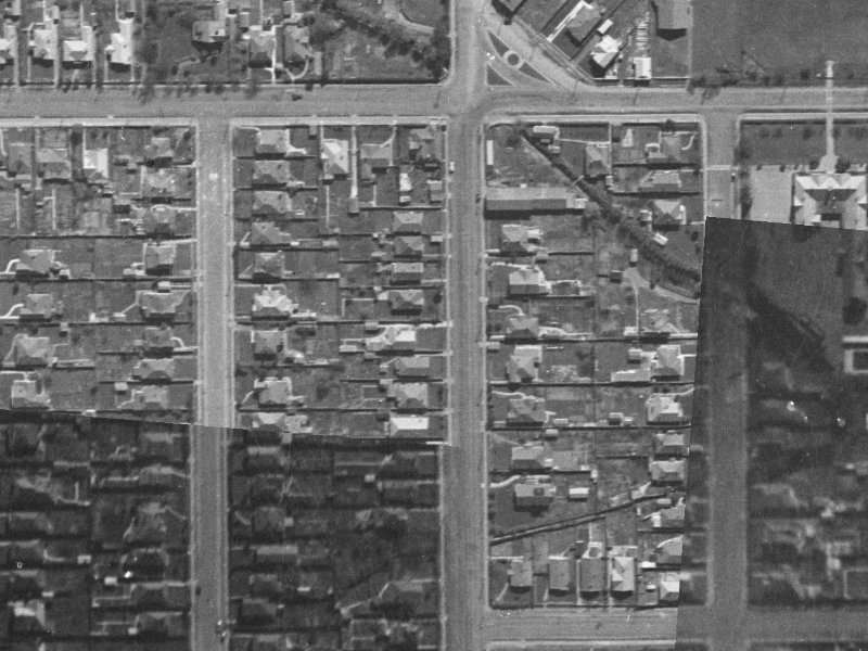 199B Hills Road from the air, 1940-1944