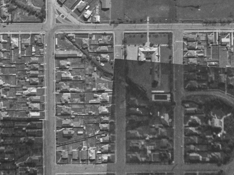 155 Slater Street from the air, 1940-1944