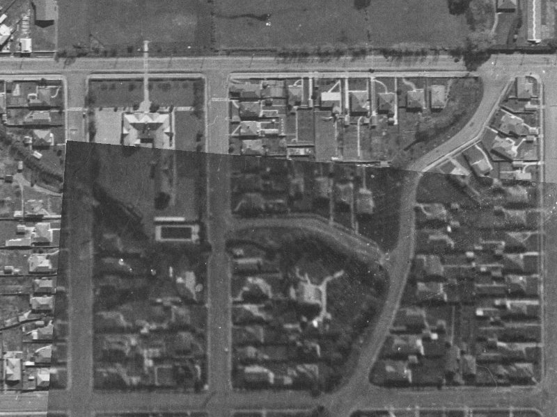9 Julius Terrace from the air, 1940-1944