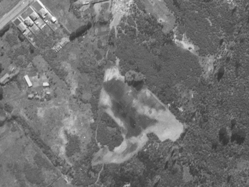 Wimborne Crescent from the air, 1940-1944