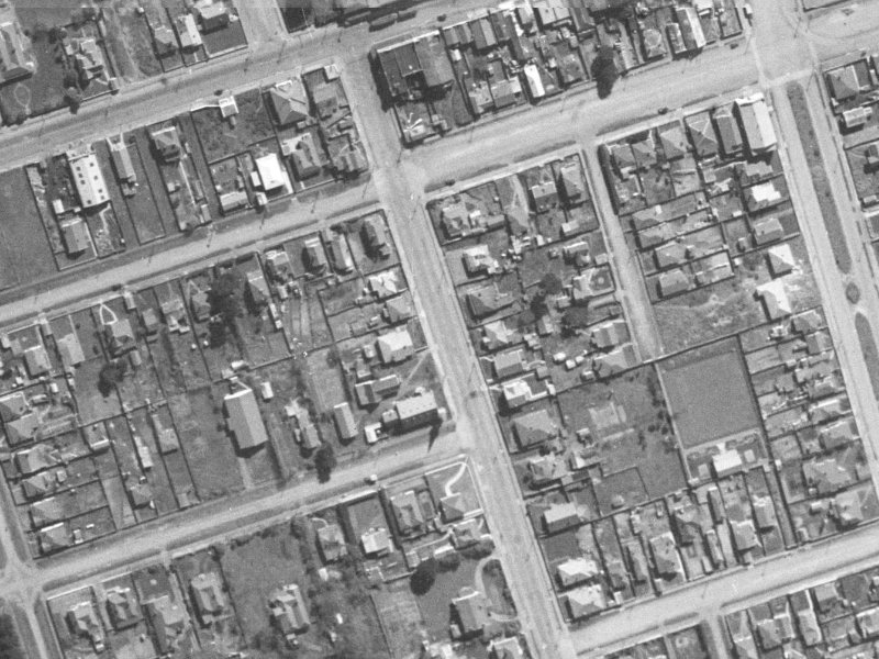 22 Union Street from the air, 1940-1944
