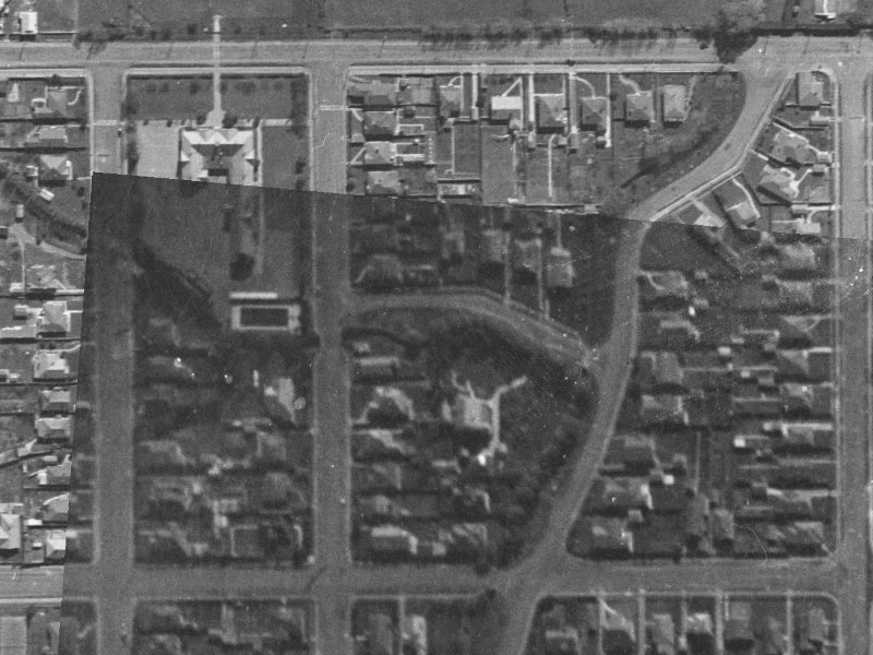 14 Julius Terrace from the air, 1940-1944