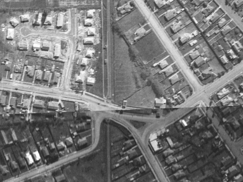 1A Normans Road from the air, 1940-1944