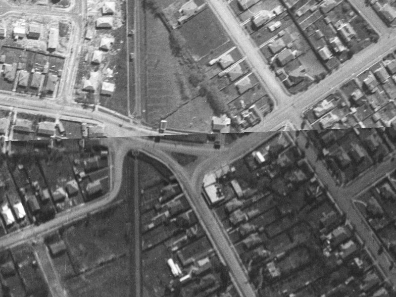 5 Normans Road from the air, 1940-1944