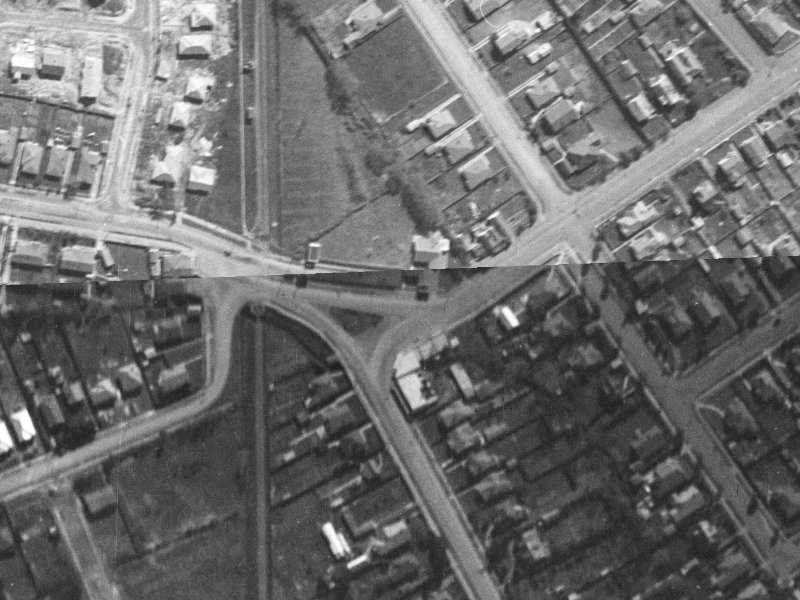 4 Normans Road from the air, 1940-1944