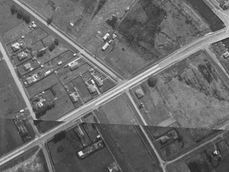 40 Waitaki Street from the air, 1940-1944
