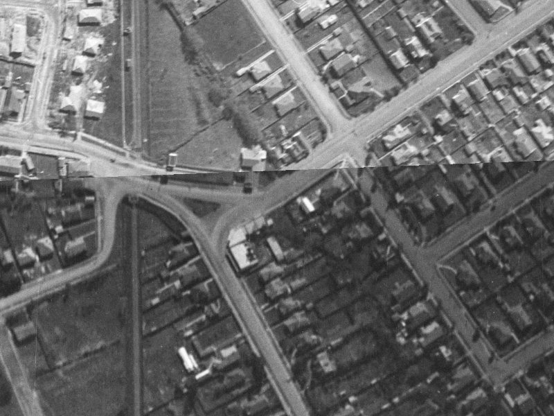10 Normans Road from the air, 1940-1944