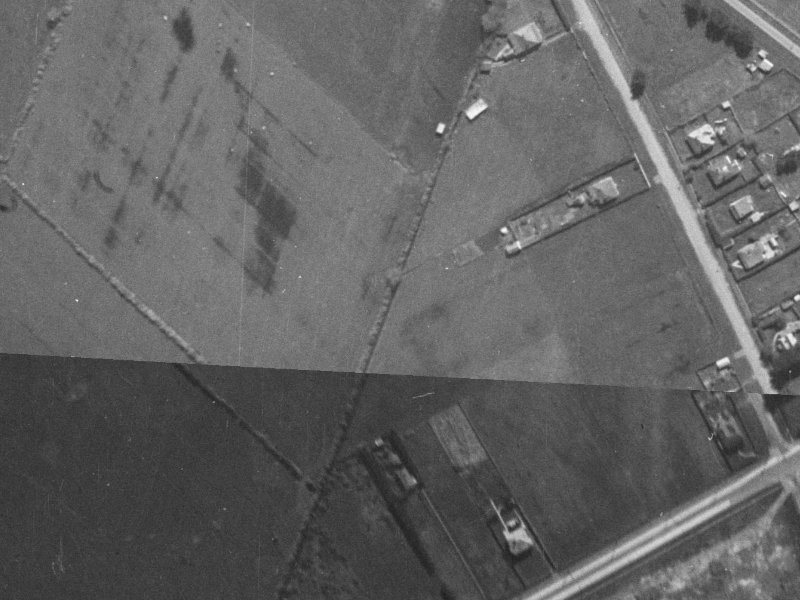 28 Brightstone Crescent from the air, 1940-1944
