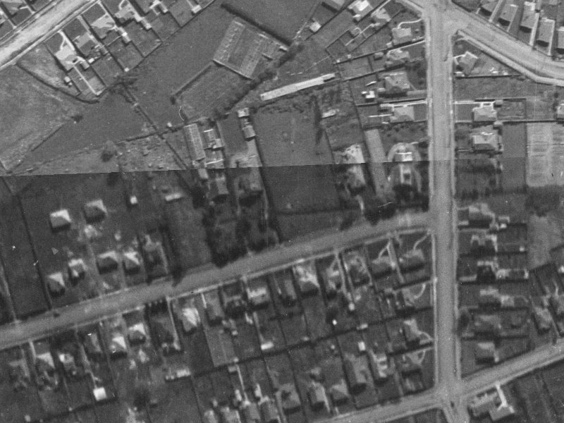 9 Taylors Avenue from the air, 1940-1944