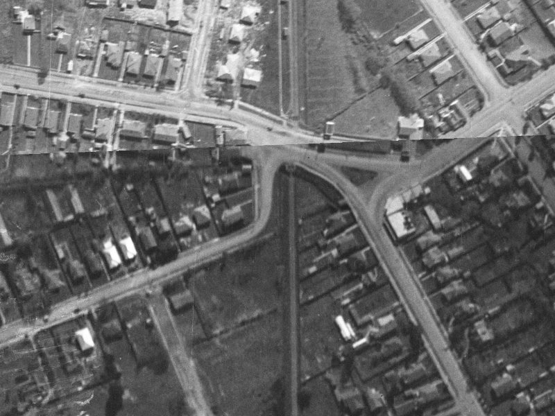 123 Jeffreys Road from the air, 1940-1944