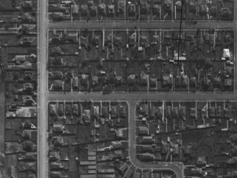 23 Winton Street from the air, 1940-1944