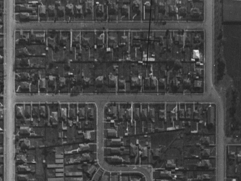 33 Winton Street from the air, 1940-1944