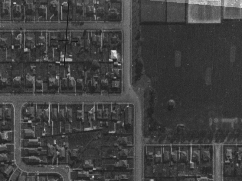 61 Winton Street from the air, 1940-1944