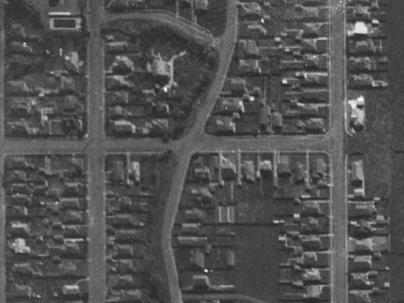 49 Warden Street from the air, 1940-1944